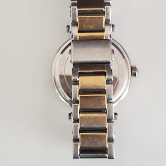 Ladies Michael‎ Kors Chronograph Watch MK6300 Two-Toned Crystal Accents Running - Picture 5 of 9